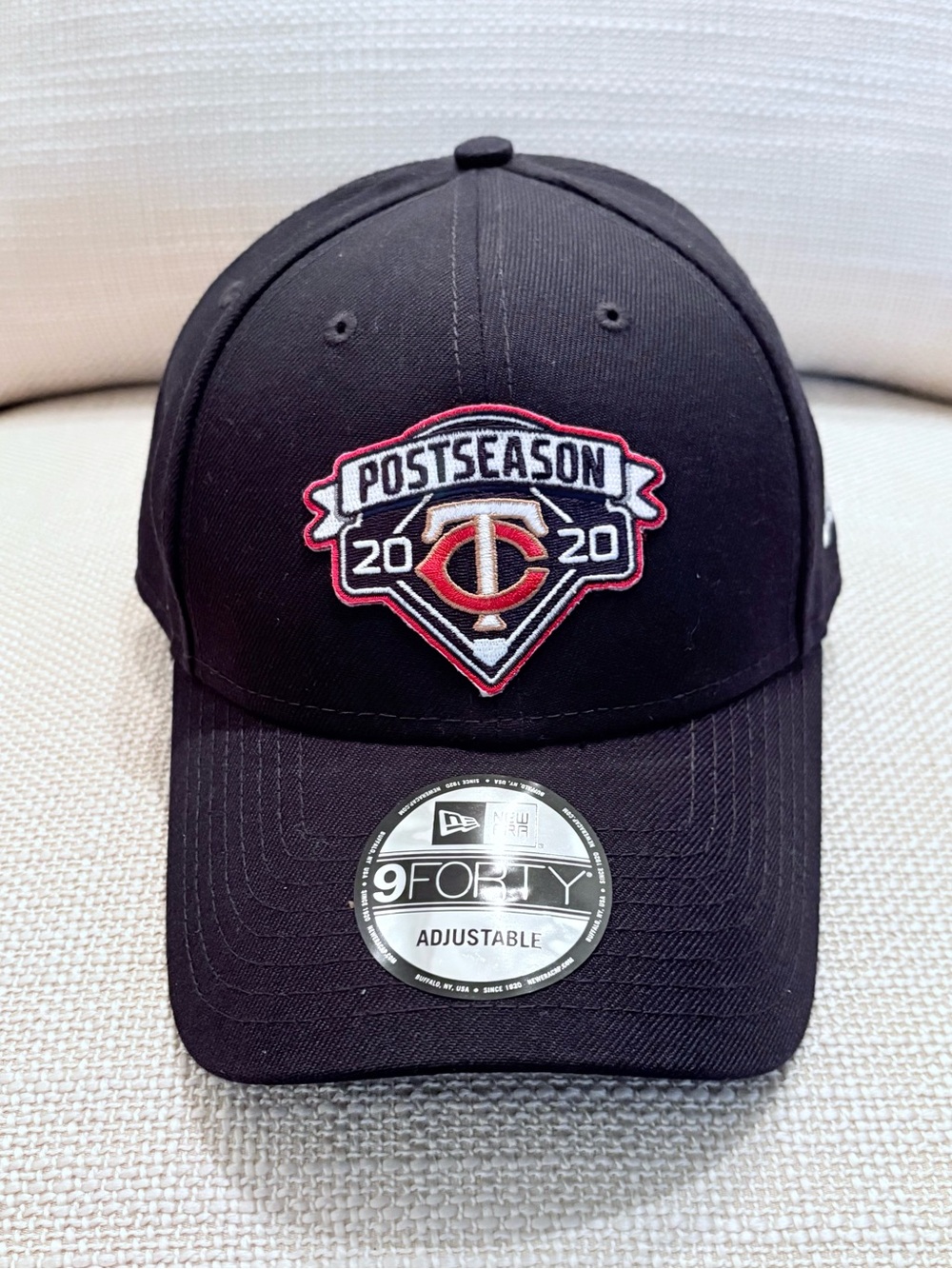 MLB Minnesota Twins New Era 2020 Post Season Navy Hat w Embroidery /Adjustable